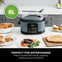Foodi PossibleCooker 8 in 1 Slow Cooker Grey MC1001UK Ninja UK